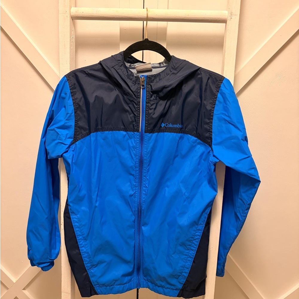 Columbia Kids Two-Tone Blue Raincoat